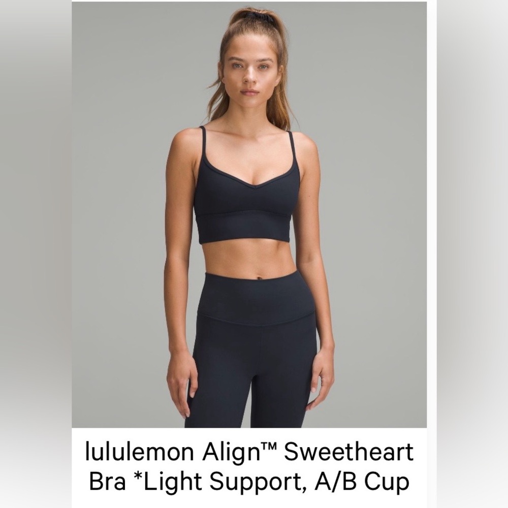 Lululemon Athletica Navy Align Sports Bra